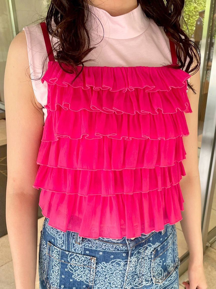 LILY BROWN「ビスチェセットカットトップス」|Tシャツ・カットソー|