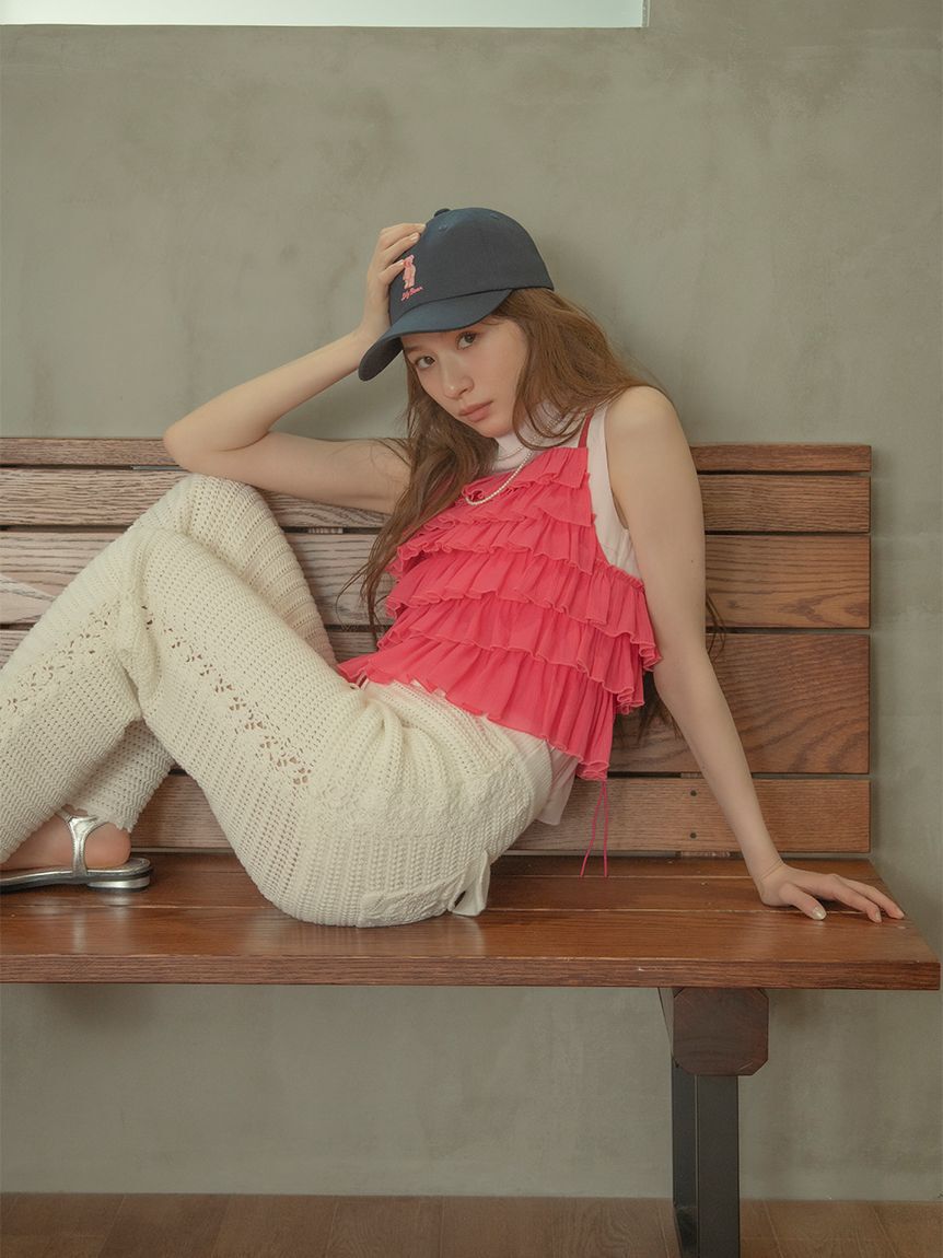 LILY BROWN「ビスチェセットカットトップス」|Tシャツ・カットソー|