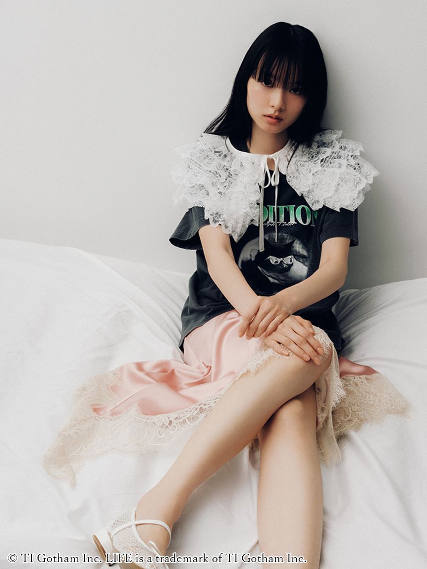 LILY BROWN「【LILY BROWN&times;GOOD ROCK SPEED&times;LIFE PC】Cat Tシャツ」|Tシャツ・カットソー|