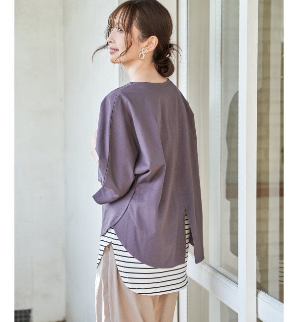 ikka「レイカンナシジバックスリットＰＯ」|Tシャツ・カットソー|