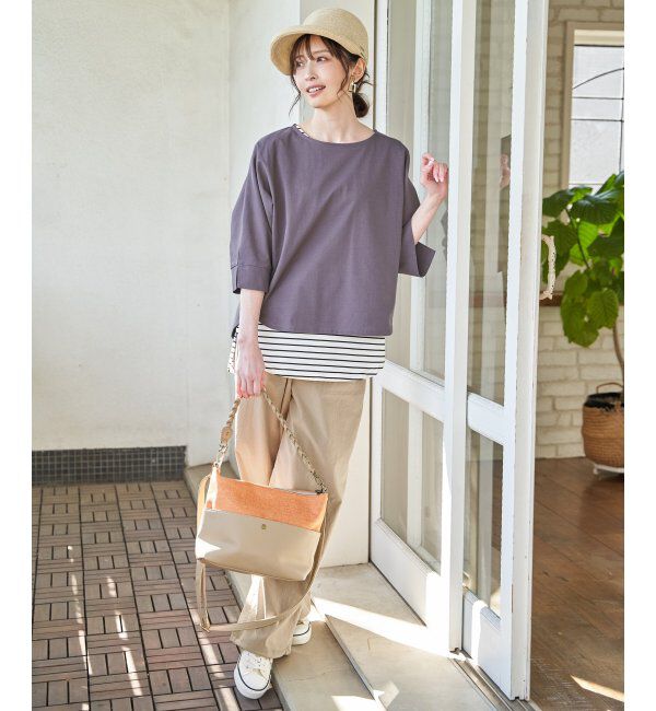 ikka「レイカンナシジバックスリットＰＯ」|Tシャツ・カットソー|