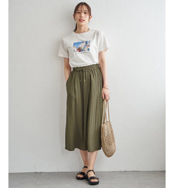 ikka「【接触冷感】スラブタックスカーチョ」|その他|
