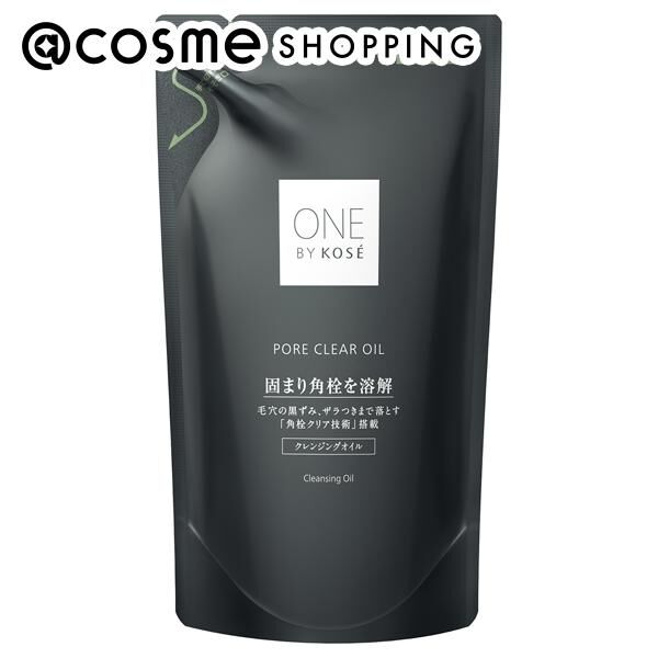 ONE BY KOSE「ONE BY KOSE ポアクリア オイル つめかえ用/グリーンフローラル (160mL)」|クレンジング|その他