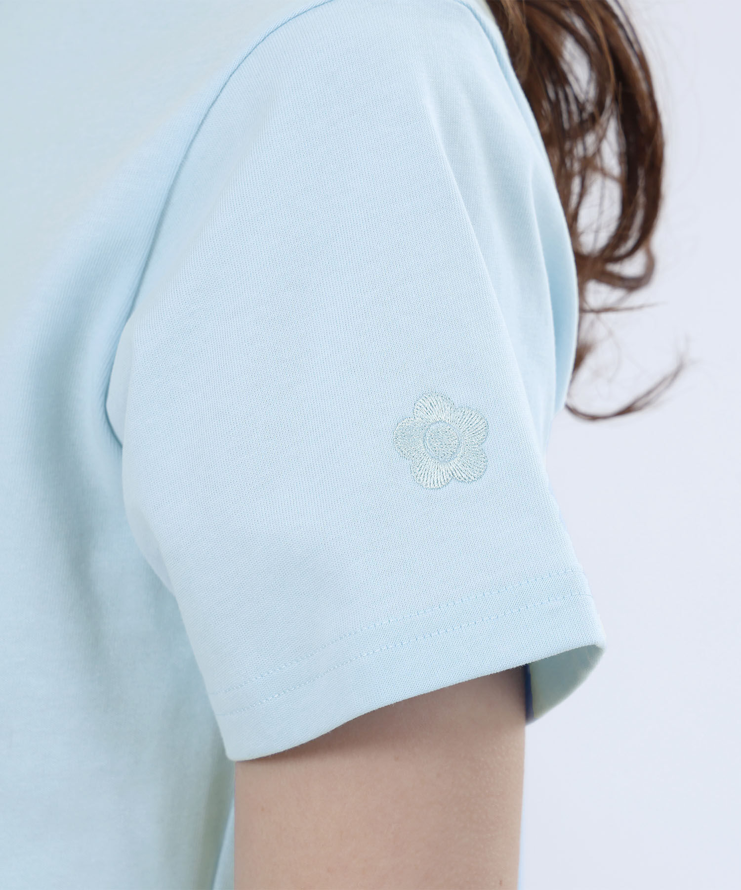 MARY QUANT「MARYアップリケロゴ Tシャツ」|Tシャツ・カットソー|