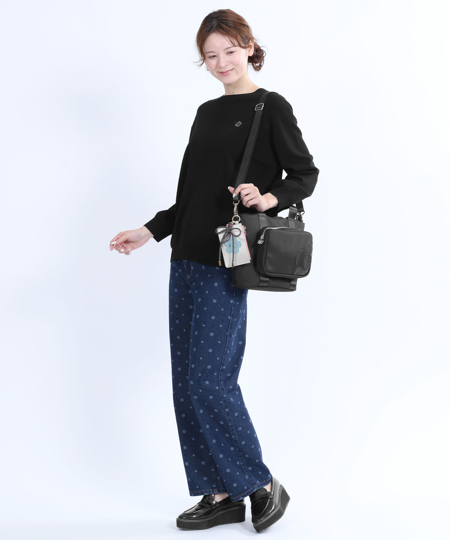 MARY QUANT「マルチデコレーション フラットケース」|ポーチ|