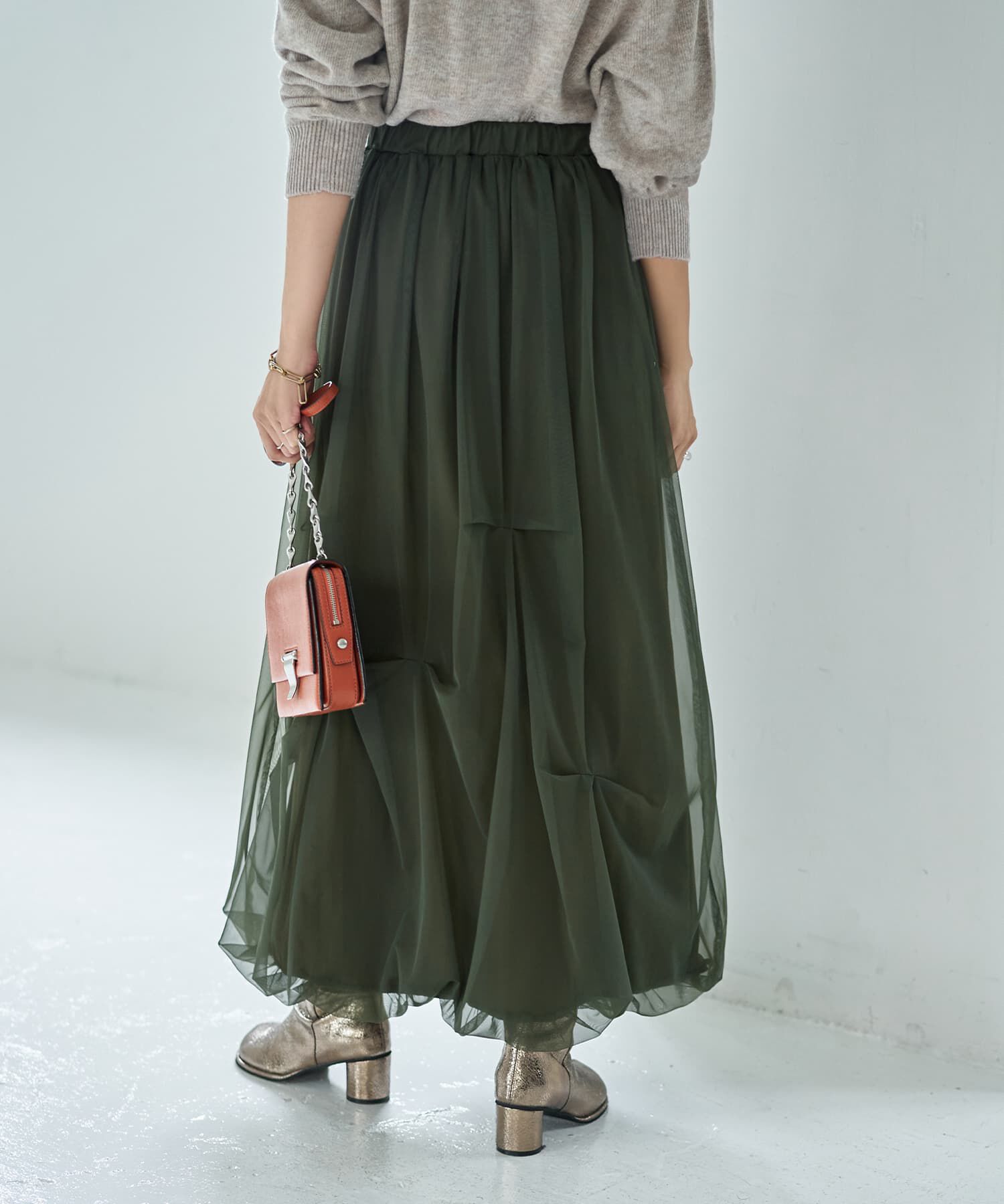 STYLE DELI「【LUXE】タックチュールバルーンスカート」|スカート|