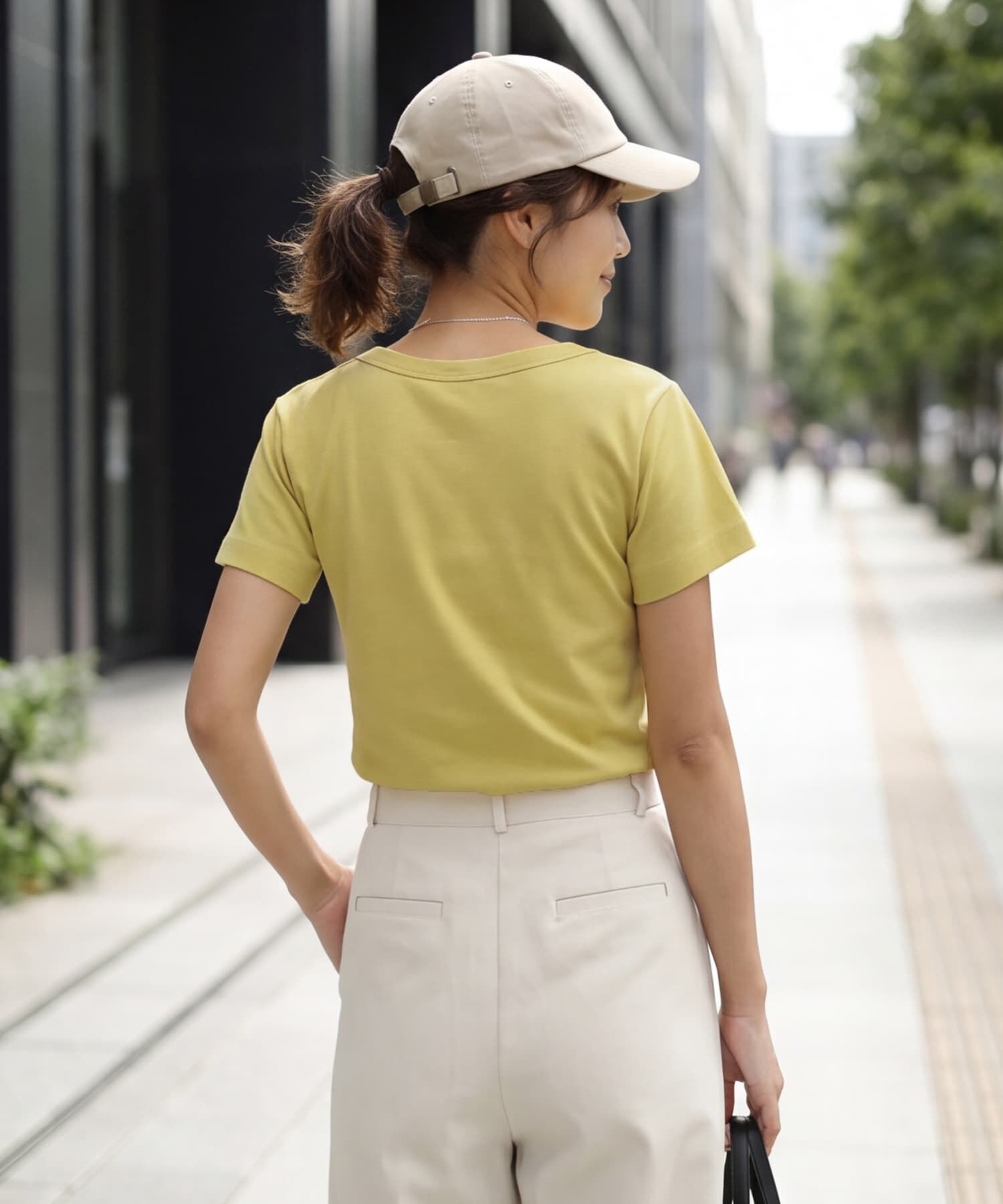 STYLE DELI「【Made in JAPAN】フライス半袖カットソートップス」|Tシャツ・カットソー|