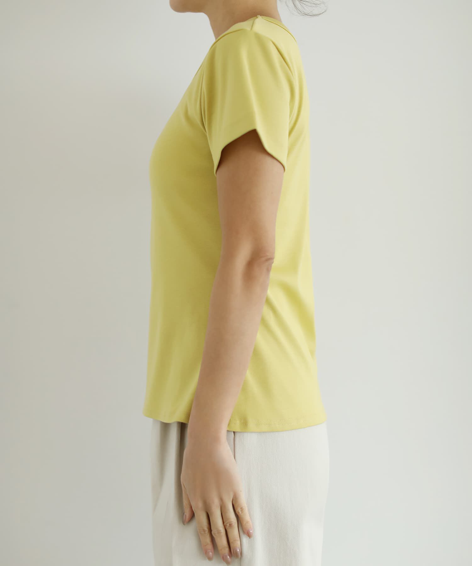STYLE DELI「【Made in JAPAN】フライス半袖カットソートップス」|Tシャツ・カットソー|