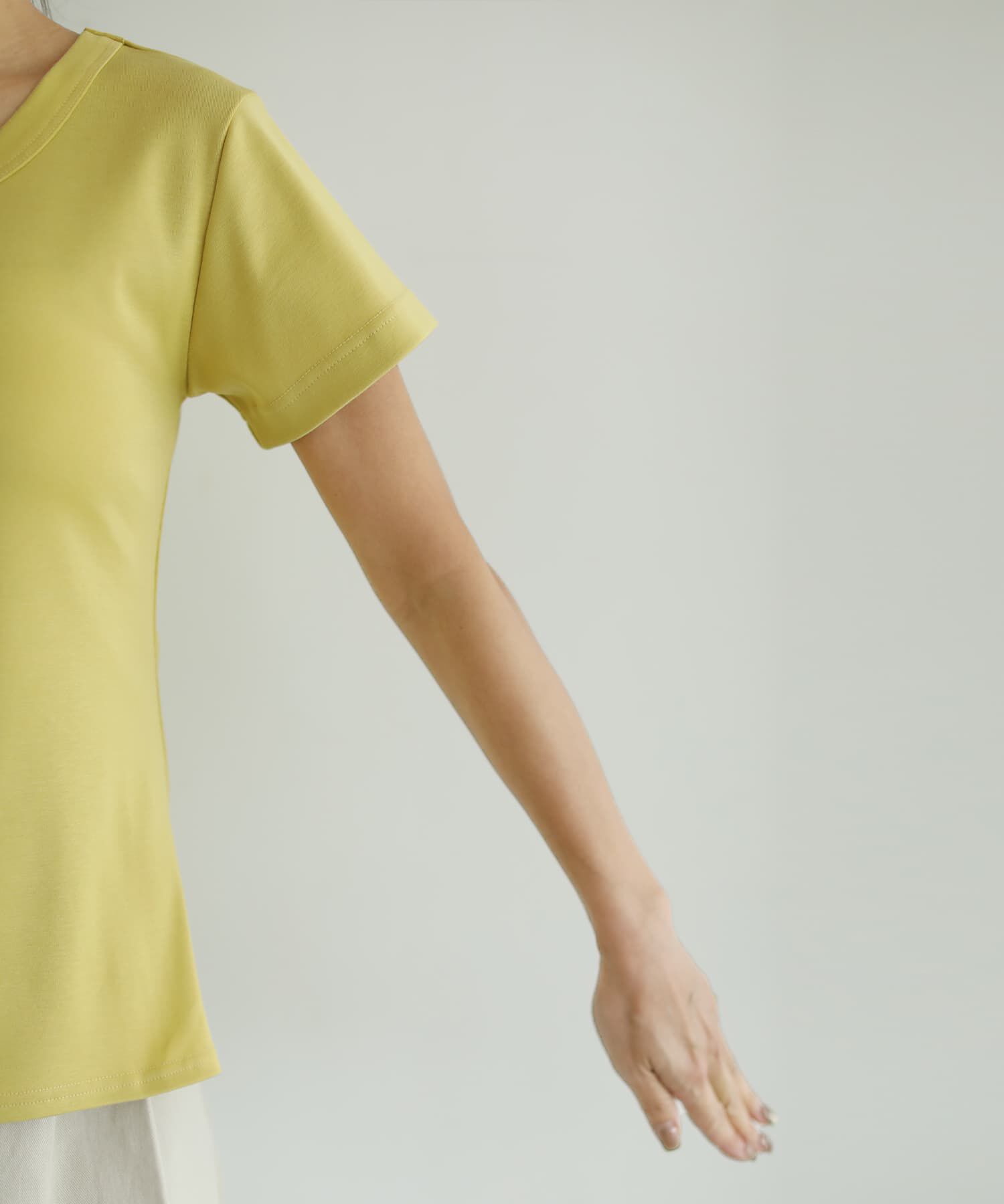 STYLE DELI「【Made in JAPAN】フライス半袖カットソートップス」|Tシャツ・カットソー|