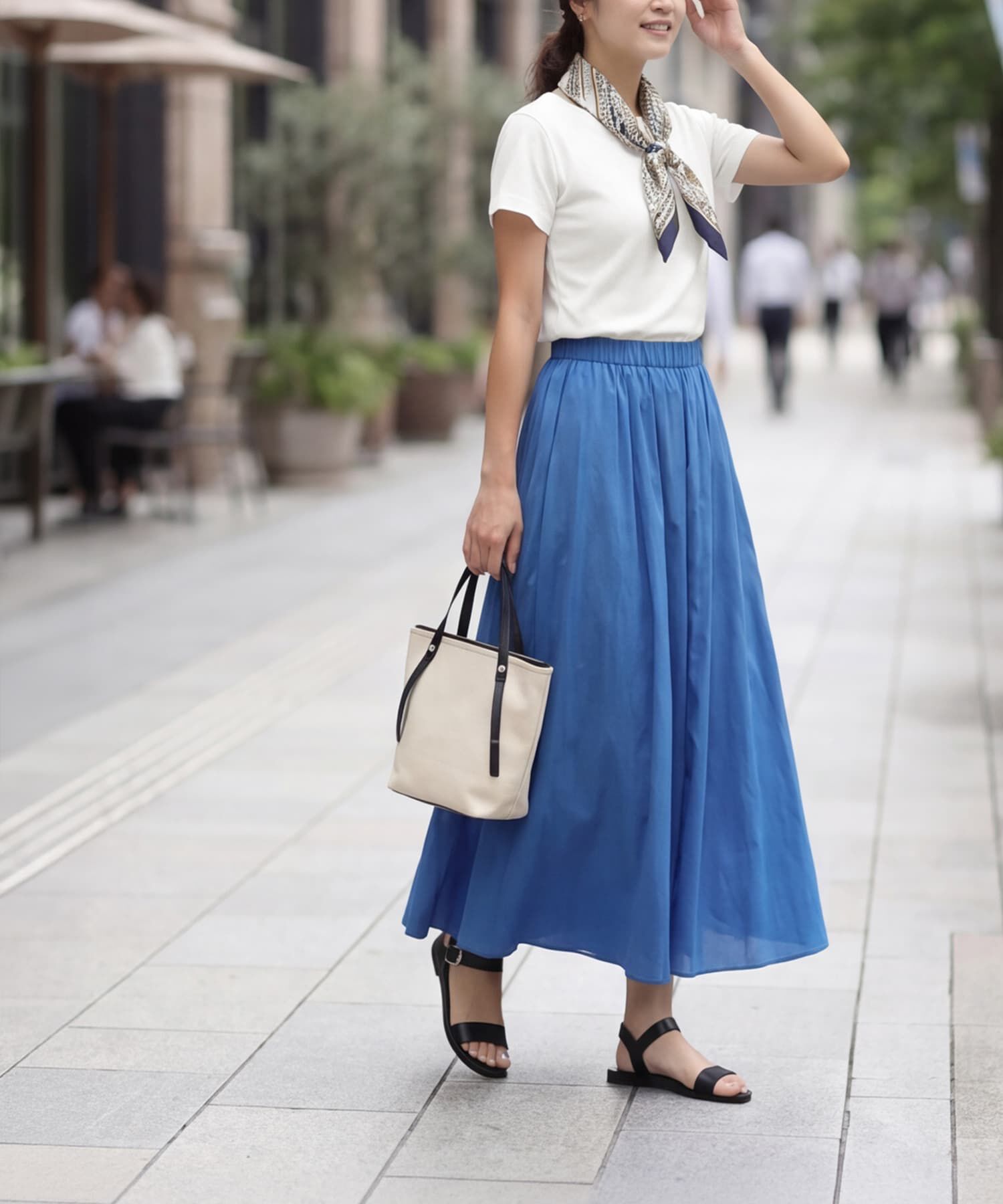 STYLE DELI「【Made in JAPAN】フライス半袖カットソートップス」|Tシャツ・カットソー|