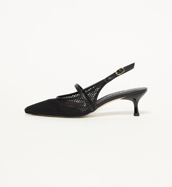 ODETTE E ODILE「シアーストラップバックベルト パンプス50&uarr;」|パンプス|BLACK