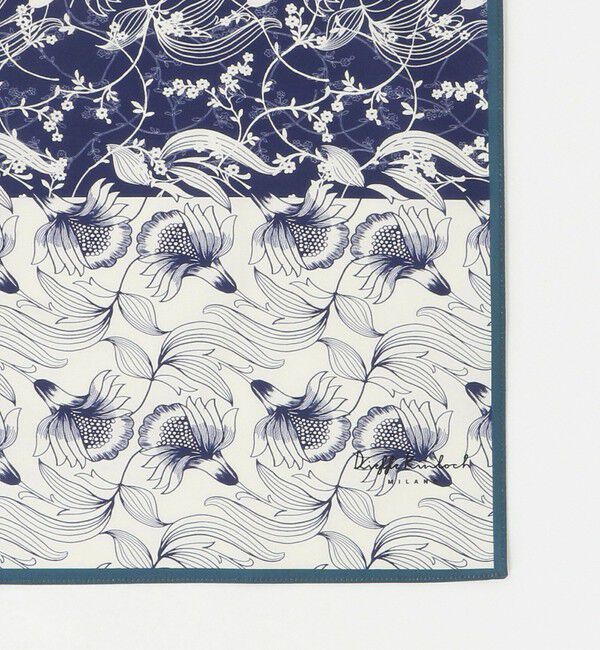 UNITED ARROWS「＜Dieffe Kinloch＞Bicolor como flower ハンカチ」|ハンカチ|