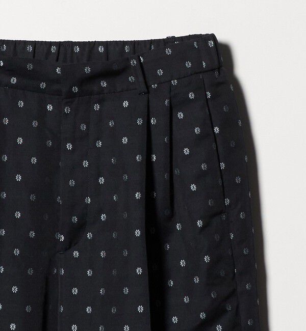 UNITED ARROWS「フラワー ジャガード 2タック ワイドパンツ ‐ウォッシャブル‐」|その他|