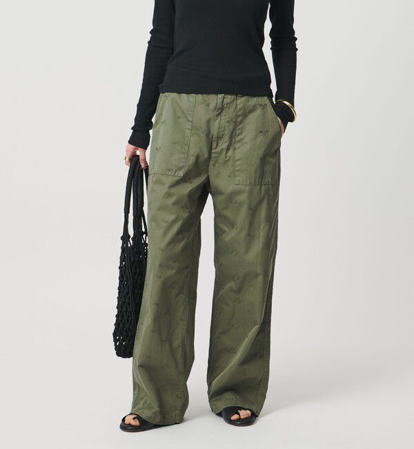 UNITED ARROWS「【別注】＜TICCA＞エンブロイダリー ペインターパンツ」|チノ|