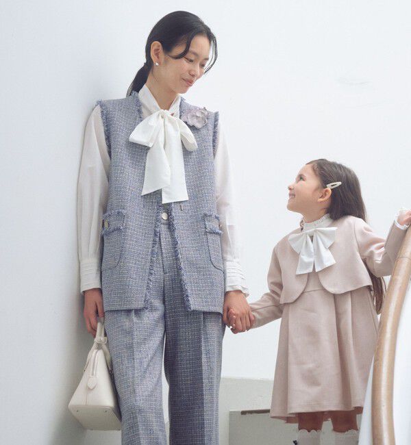 UNITED ARROWS green label relaxing「［size SHORTあり］ライト ツイードライク ジレ」|ベスト・ジレ|