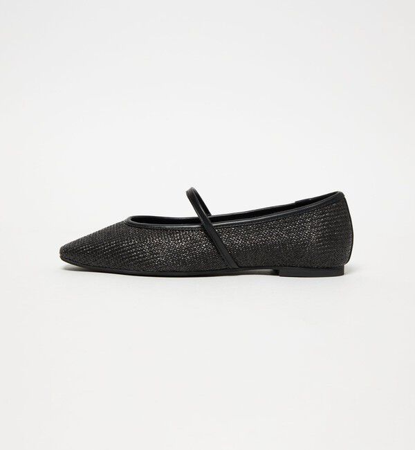 UNITED ARROWS green label relaxing「スクエアストラップ フラットシューズ」|パンプス|