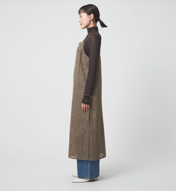 UNITED ARROWS green label relaxing「シアー レース キャミソール ワンピース」|ワンピース|