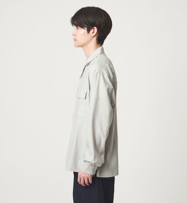UNITED ARROWS green label relaxing「ナイロン ツイル オープンカラー シャツ ブルゾン -撥水-」|シャツ・ブラウス|