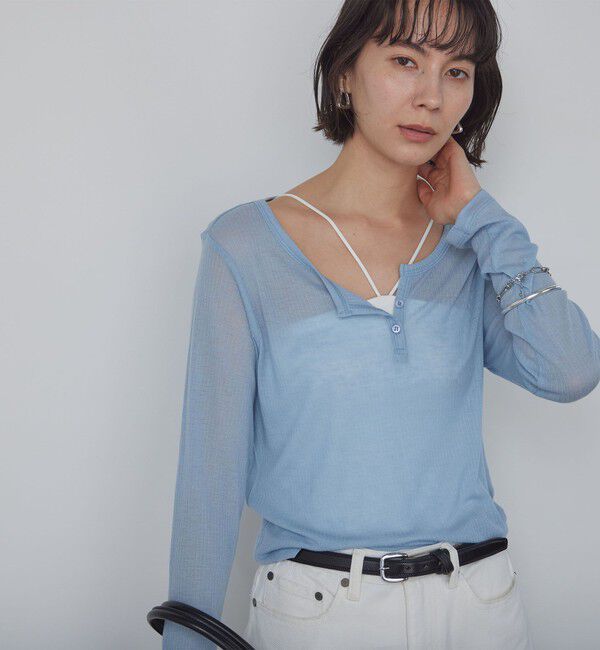UNITED ARROWS green label relaxing「ホルターネックキャミソール / カップインナー」|キャミソール|OFF WHITE