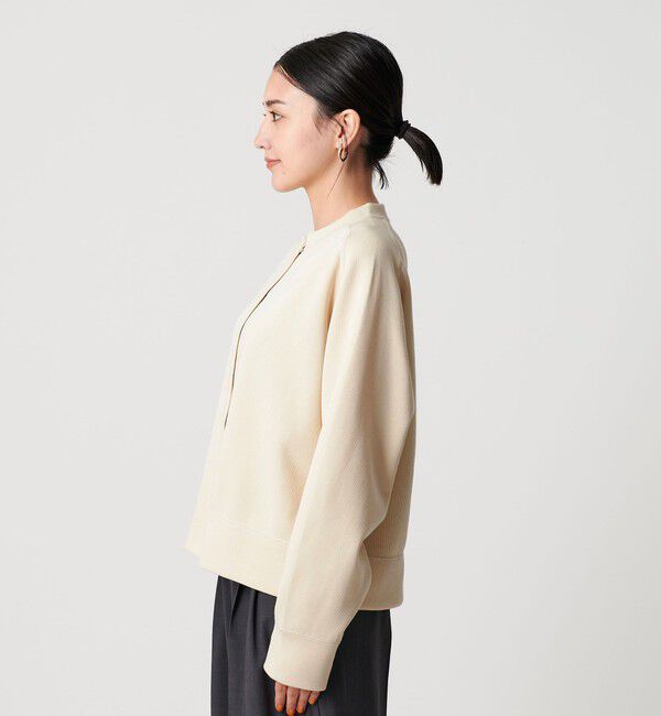 BEAUTY&YOUTH UNITED ARROWS「ダブルフェイス リングボタンカーディガン ウォッシャブル」|カーディガン|