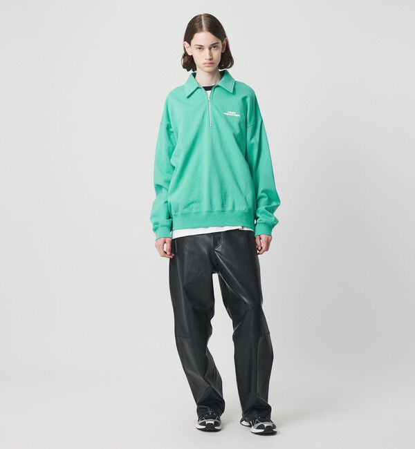 NICE WEATHER「＜NICE WEATHER＞ロゴ スウェットハーフジップ」|スウェット・ジャージ|