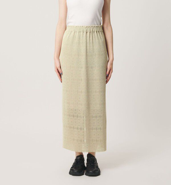 BEAUTY&YOUTH UNITED ARROWS「レースプリーツ タイトスカート ウォッシャブル」|タイト|
