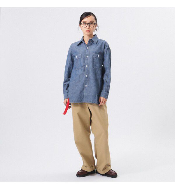 BEAMSBOY「【別注】BUZZ RICKSON'S / シャンブレー ロングスリーブ シャツ」|シャツ・ブラウス|