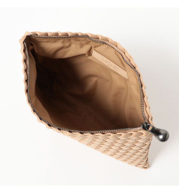 Demi-Luxe BEAMS 「NAGHEDI / イントレチャート ショルダーバッグ〈CAMEL〉」|トートバッグ|