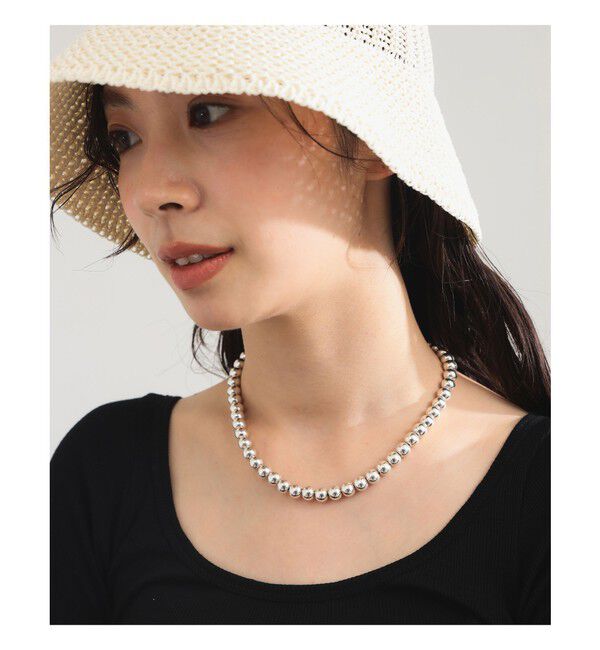 Demi-Luxe BEAMS 「シルバー ボール ネックレス」|その他|SILVER