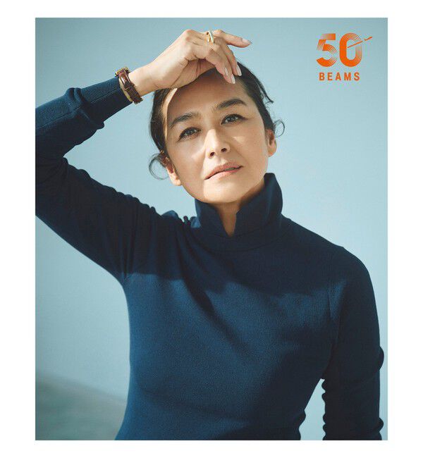 Demi-Luxe BEAMS 「AK+1 / ポロカラー プルオーバー」|ニット・セーター|NAVY