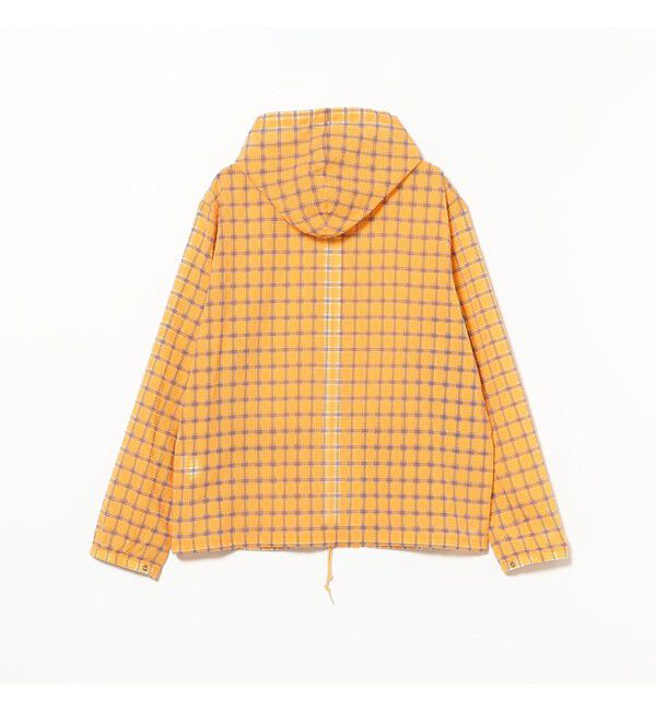 BEAMS PLUS「Swing Jacket Hoodie Nylon Airy Plaid」|ブルゾン・スタジャン|