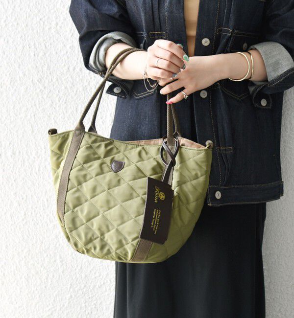 SHIPS any「【SHIPS any別注】Folna: 2WAY キルティング バッグ」|トートバッグ|