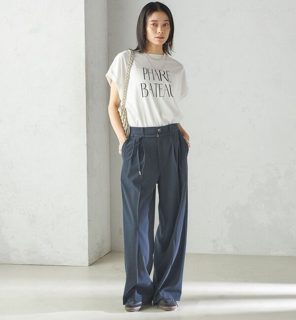 SHIPS for women「〈洗濯機可能〉プラチナ ヴェール TEE」|Tシャツ・カットソー|