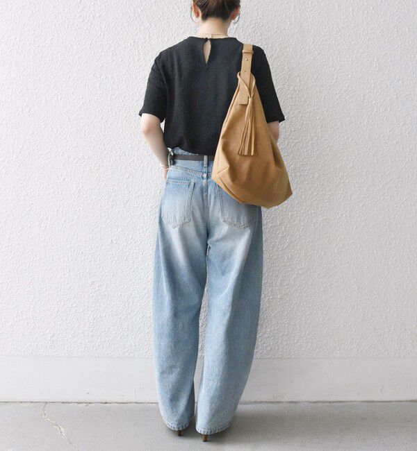 SHIPS any「SHIPS any:〈洗濯機可能〉カットドビー ジャージー クルーネック TEE」|Tシャツ・カットソー|