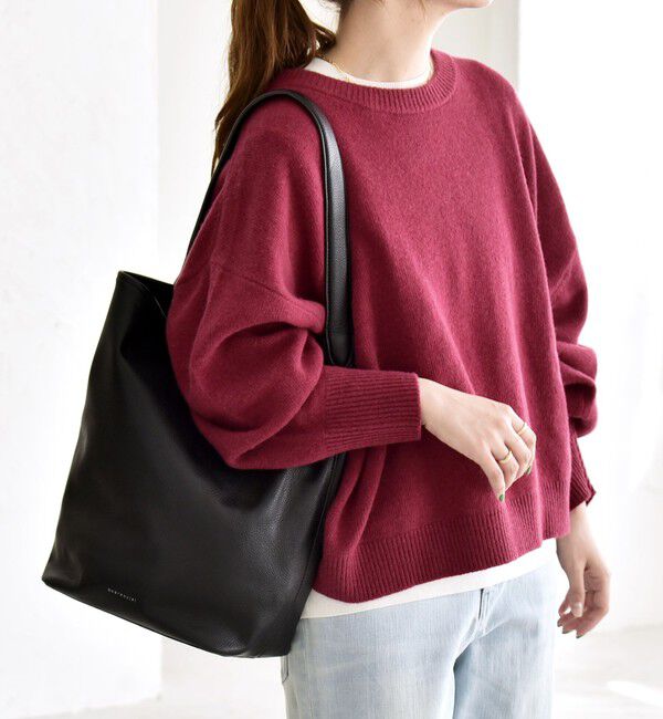 quaranciel「quaranciel:〈手洗い可能〉AQUA カシミヤ ミックス ドルマン ニット 25AW」|ニット・セーター|
