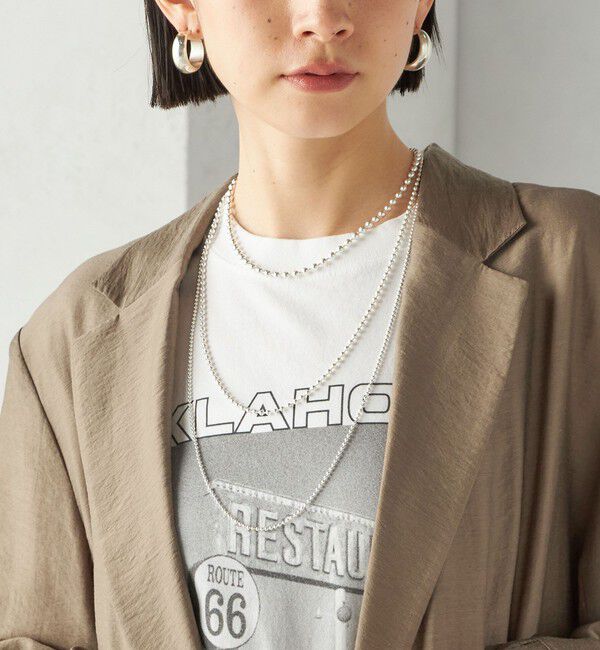 SHIPS for women「in mood:マルチ ボール チェーン ネックレス」|ネックレス|