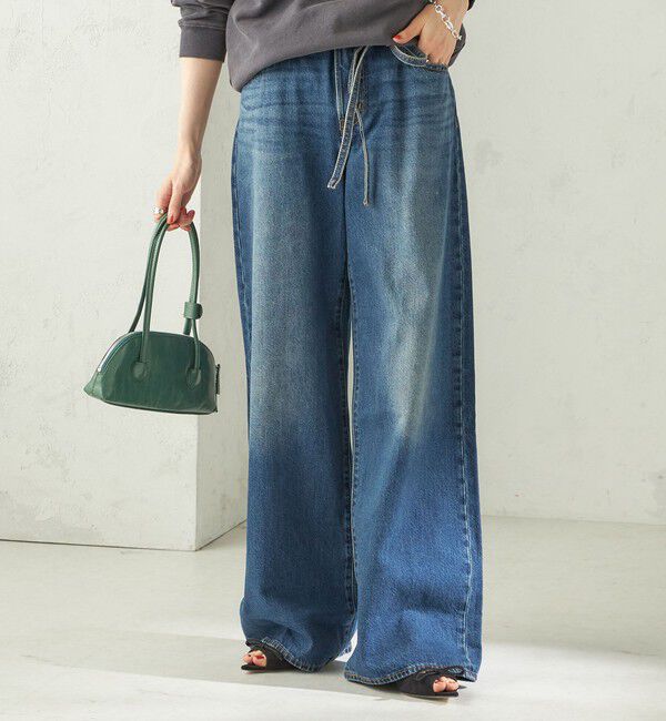 SHIPS for women「Levi&rsquo;s: XL STRAIGHT（ブルー）」|デニム|
