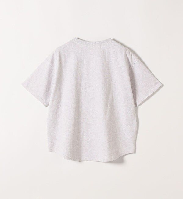 SHIPS any「《一部追加予約》【SHIPS any別注】THE KNiTS:〈洗濯機可能〉ラウンドヘム プリント ショート TEE」|Tシャツ・カットソー|
