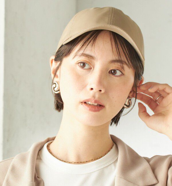 SHIPS for women「Revis:〈UVカット / 撥水 / 透湿〉リボン キャップ」|キャップ・キャスケット|