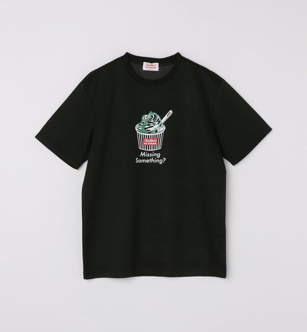 SHIPS Colors 「SHIPS Colors:Sealtest(R) ICE CREAM プリント Tシャツ」|Tシャツ・カットソー|ブラック