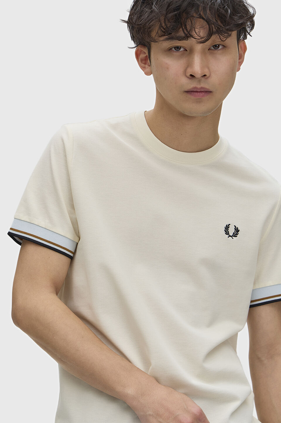 FRED PERRY 「Twin Tipped Cuff T-Shirt」|Tシャツ・カットソー|