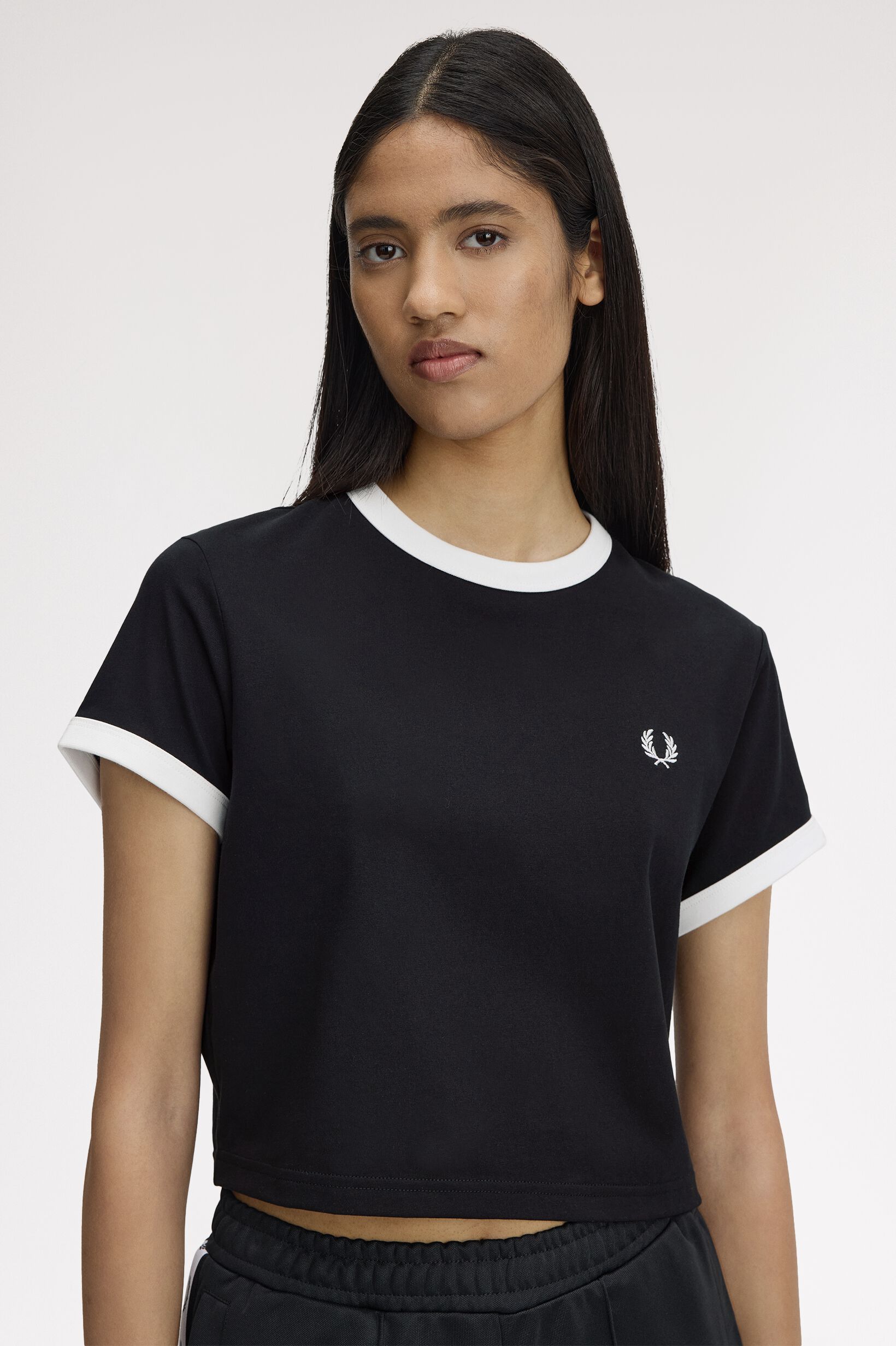 FRED PERRY 「Cropped Ringer T-Shirt」|Tシャツ・カットソー|
