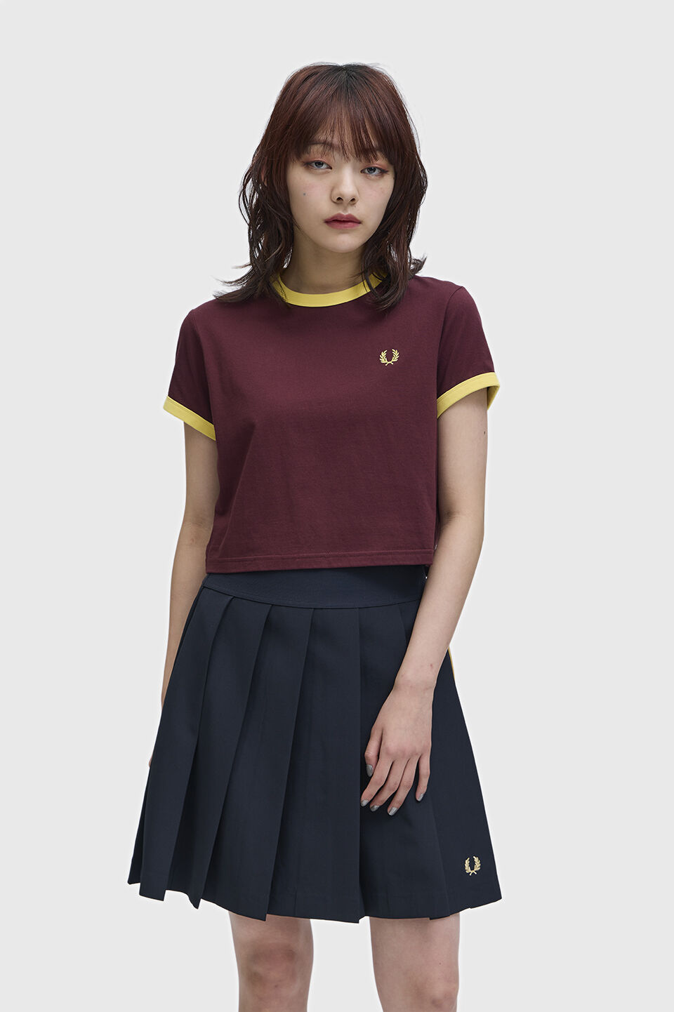 FRED PERRY 「Cropped Ringer T-Shirt」|Tシャツ・カットソー|