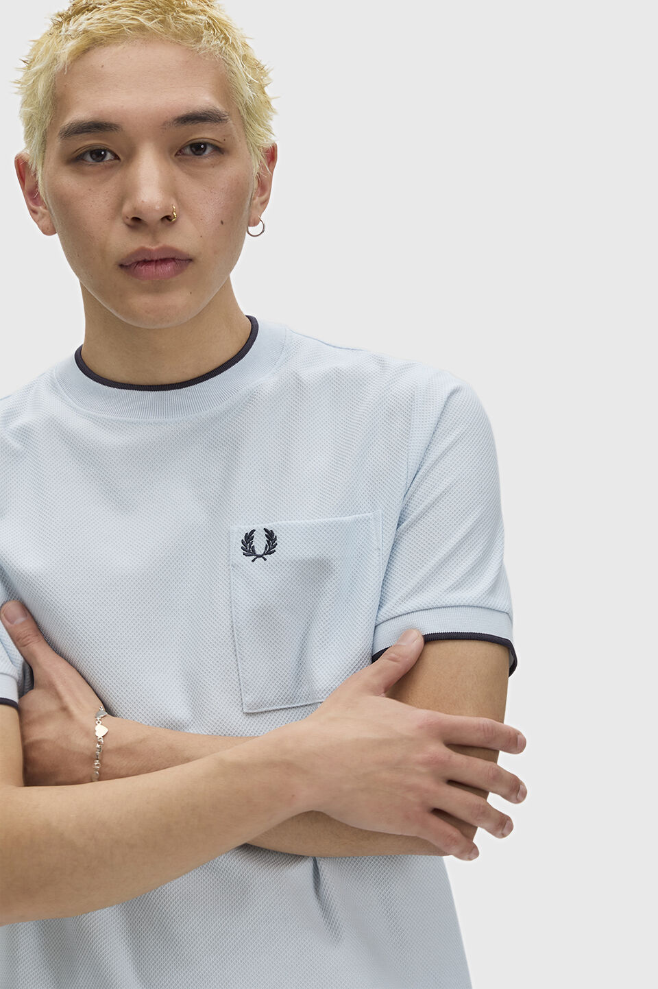 FRED PERRY 「Pocket Detail Pique T-Shirt」|Tシャツ・カットソー|LIGHT ICE
