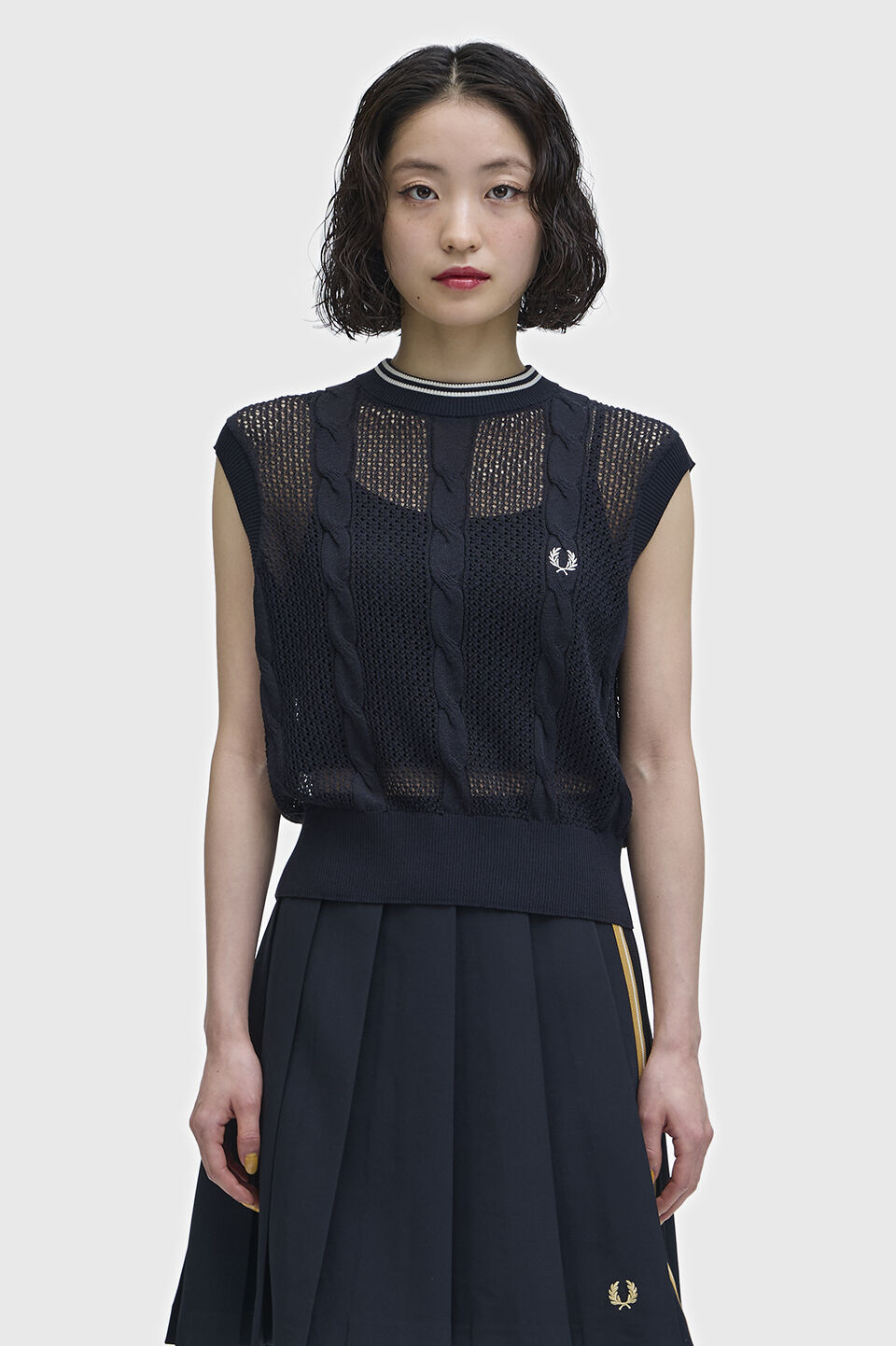 FRED PERRY 「Mesh Cable Knit Tank」|その他|
