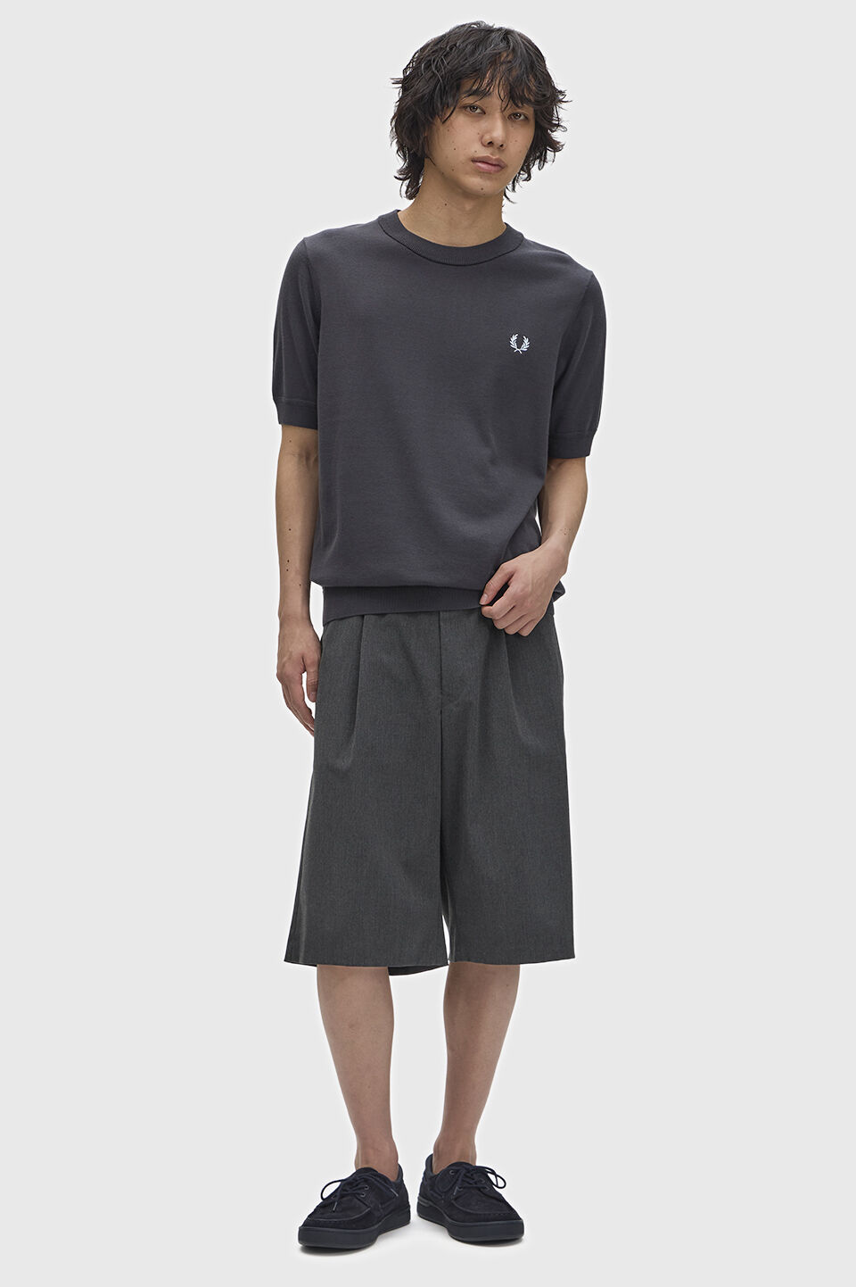 FRED PERRY 「Cotton Knitted T-Shirt」|ポロシャツ|