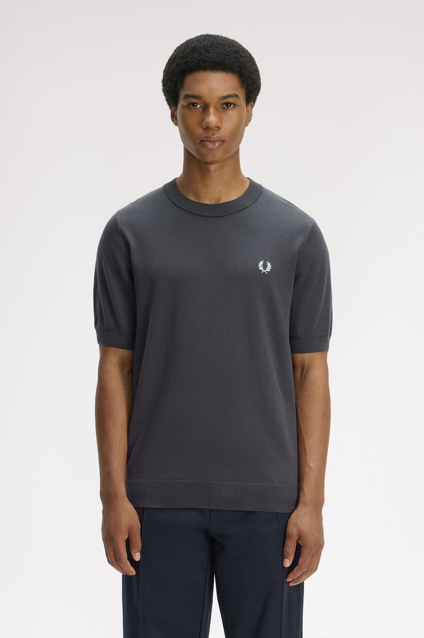 FRED PERRY 「Cotton Knitted T-Shirt」|ポロシャツ|