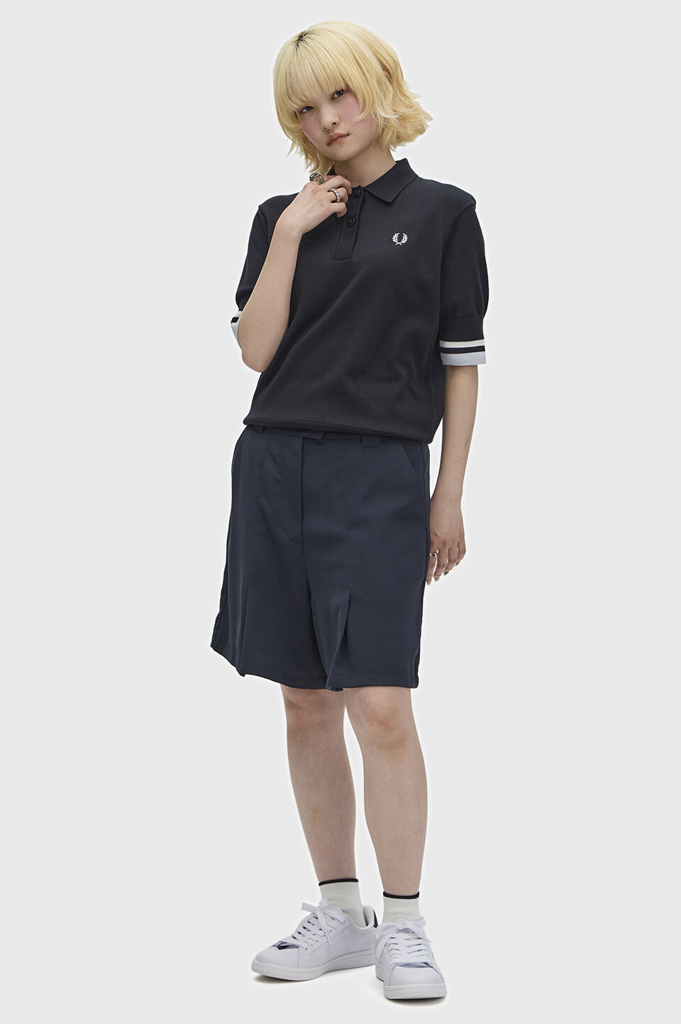 FRED PERRY 「Bold Tipped Knitted Shirt」|ポロシャツ|