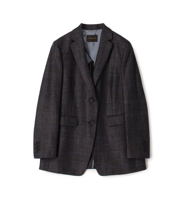 TOMORROWLAND collection「SILK AIR PANE シングル2Bジャケット」|テーラードジャケット|68 ネイビー系