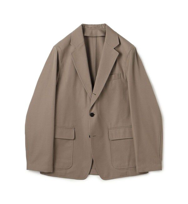 TOMORROWLAND MENS「コットンウール シングルブレステッド3Bジャケット SONDRIO」|テーラードジャケット|43 ベージュ